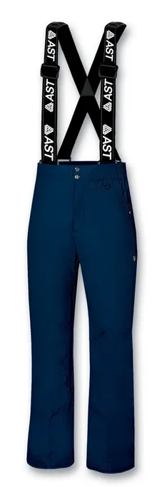 Astrolabio pantalone da sci con bretelle da uomo AB9Z TD51 4F 956 blu