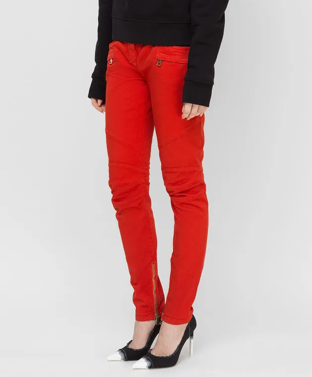 Balmain Jeans rossi 5558193N