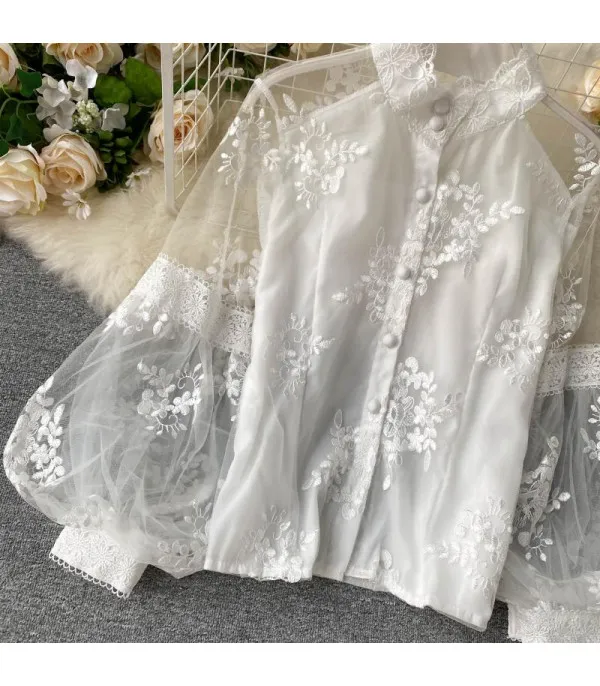 Blusa pizzo Cecil