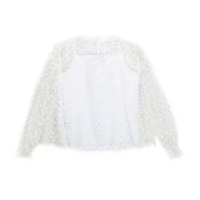 Blusa Ricamata Teen Bambina