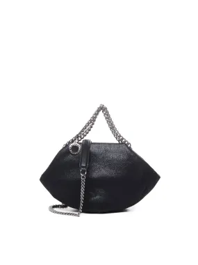 BORSA A SPALLA FALABELLA CON DOPPIA CATENA