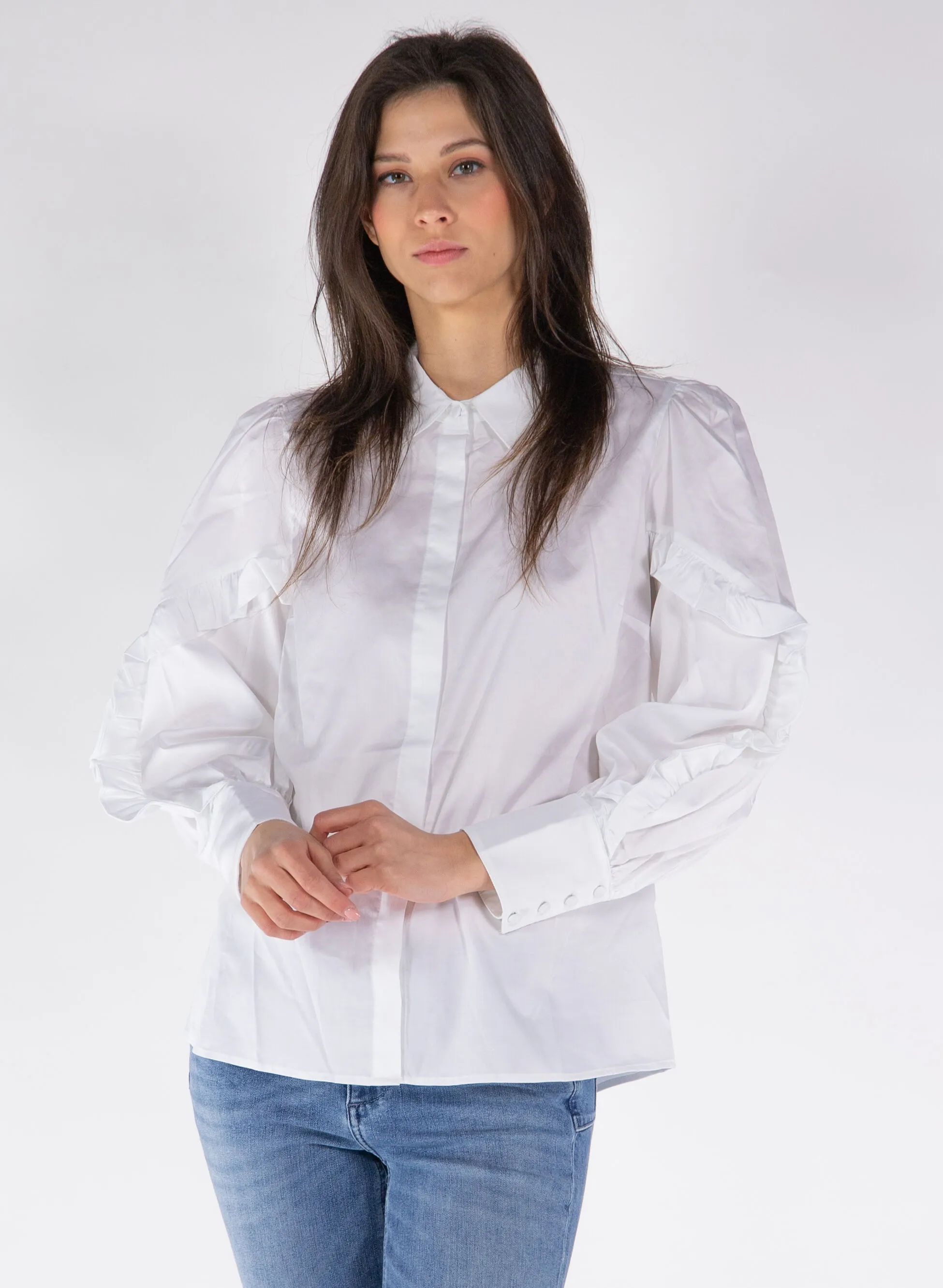 camicia sophia ruffle