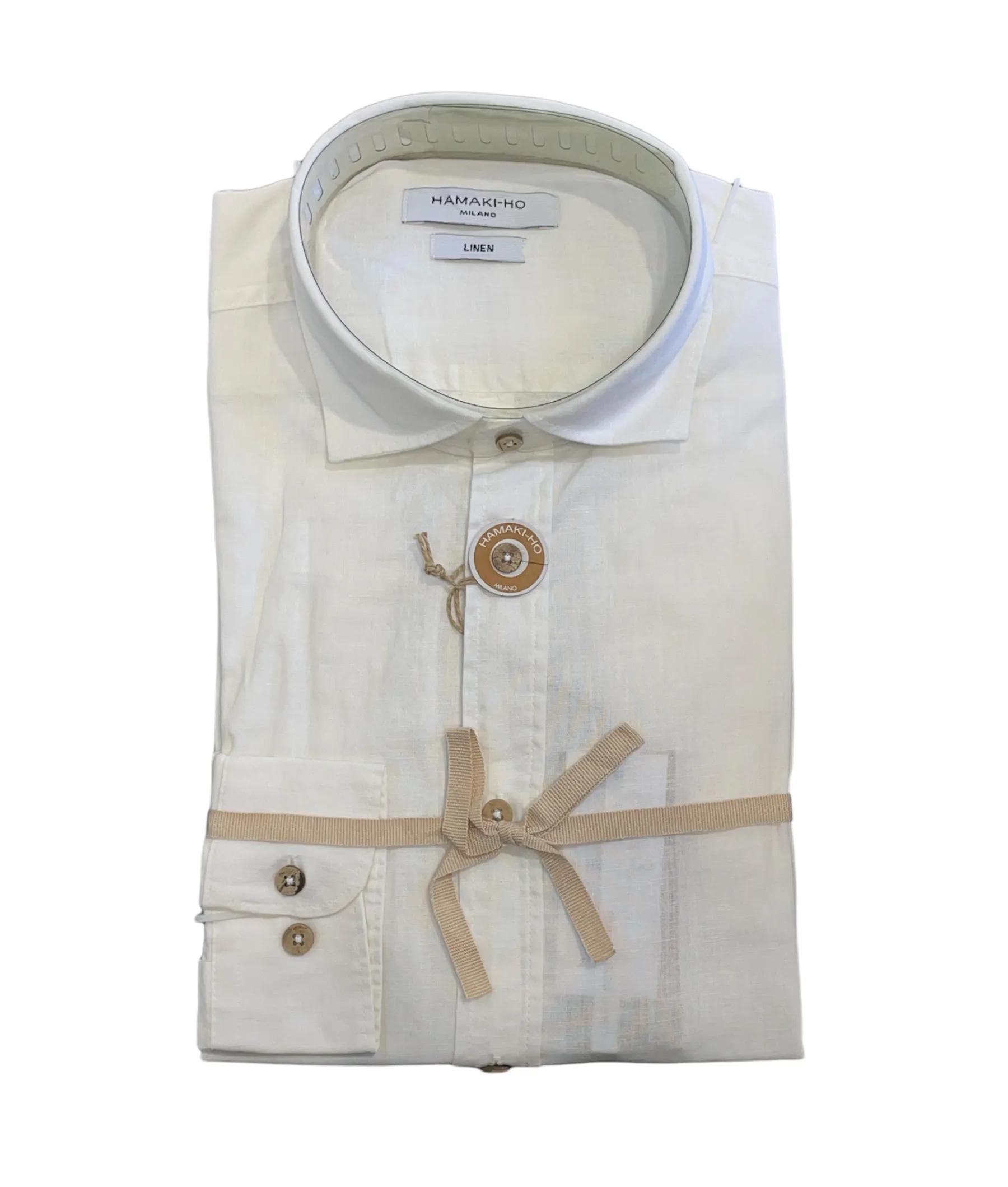 Camicia uomo lino CE1232 bianco