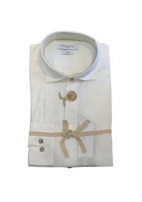 Camicia uomo lino CE1232 bianco