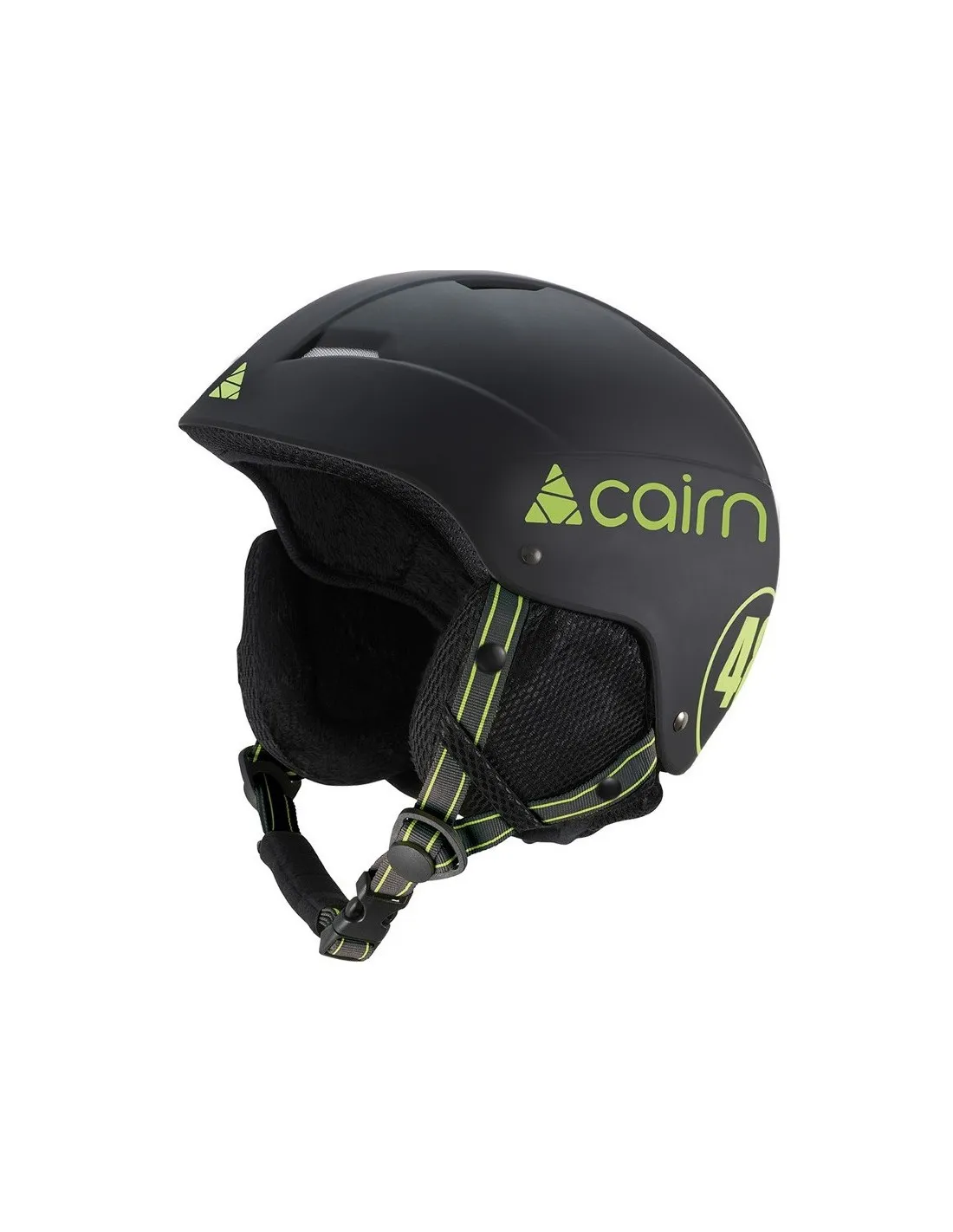 Casco da sci Cairn Loc Active J Mat Nero Verde