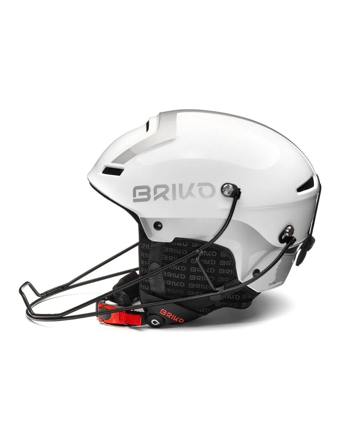 Casco Sci Racing Briko Slalom EPP Bianco Lucido / Argento