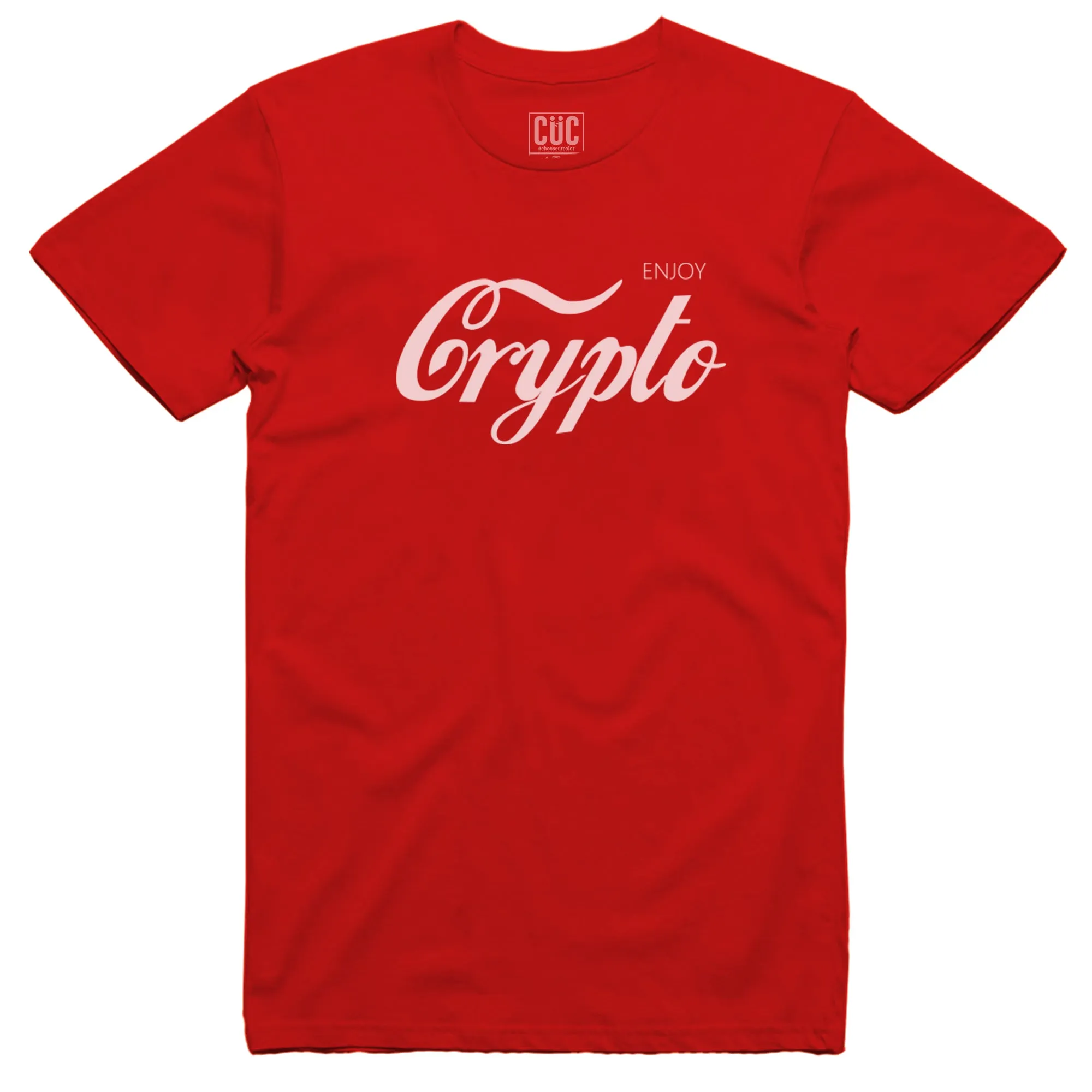 CUC T-Shirt Enjoy Crypto - Maglia bitcoin criptovalute - nft #chooseurcolor