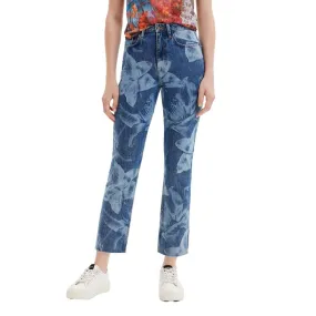 Desigual jeans con fantasia floreale   