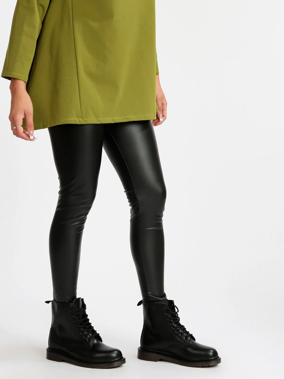 Eletta Legging femme simili cuir