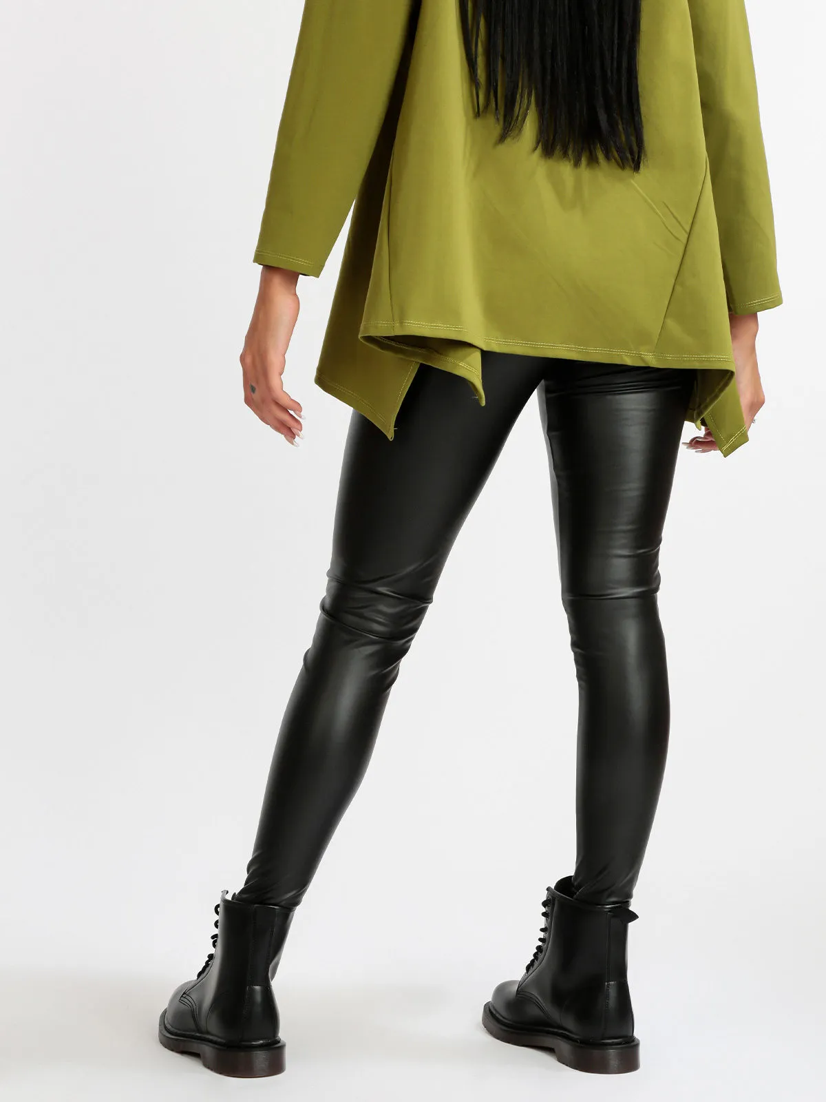 Eletta Legging femme simili cuir