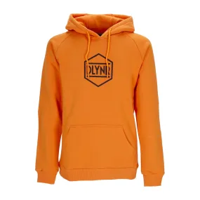 Felpa Cappuccio Uomo Logo Hoodie Orange