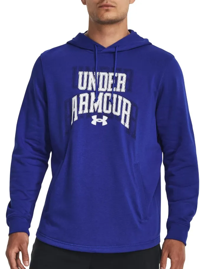 Felpe con cappuccio Under Armour UA Rival Terry Graphic HD-BLU