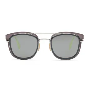 Fendi - Fendi Glass - Occhiali da Sole Quadrati - Grigio Palladio - Occhiali da Sole - Fendi Eyewear