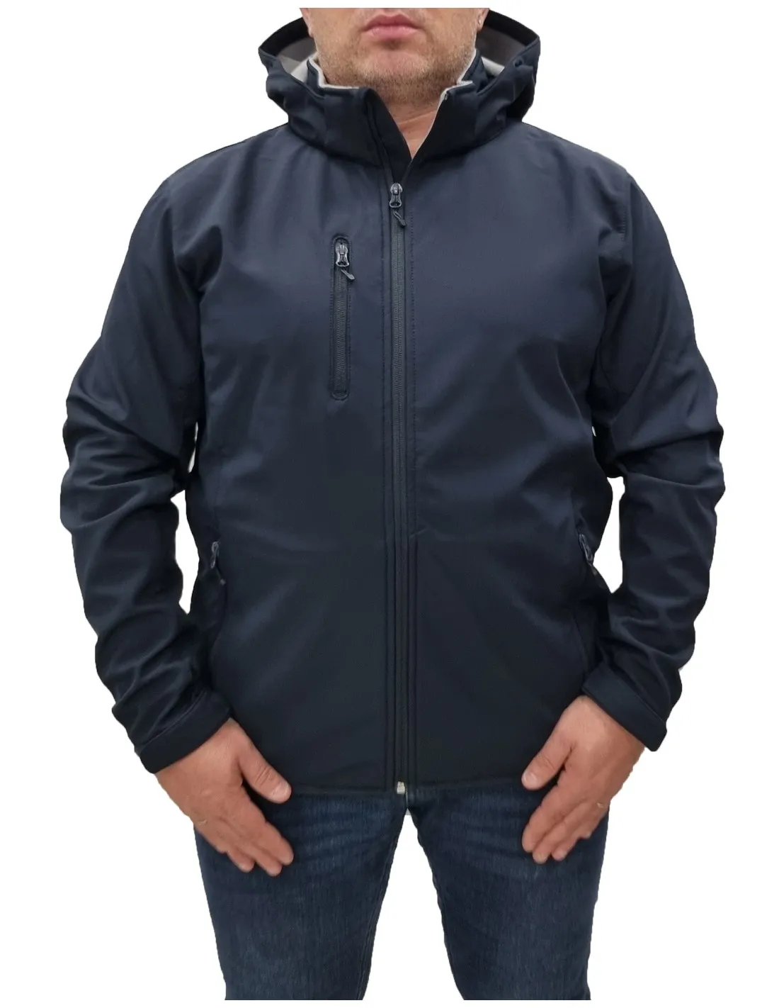 Giacca softshell con cappuccio LINCE