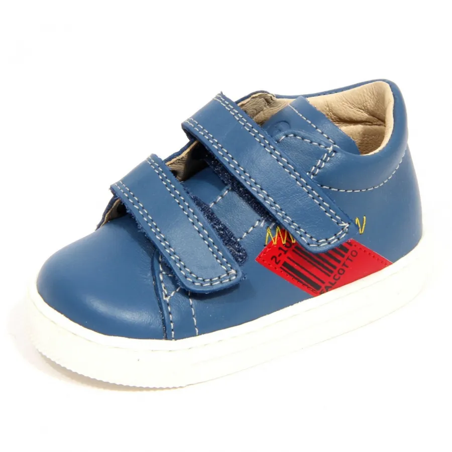 H3610 sneaker bimbo boy FALCOTTO STARDEW kids leather shoes blue