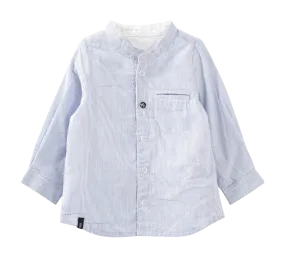  IKKS JUNIOR   Camicia in cotone double face con collo alla coreana | Bianco