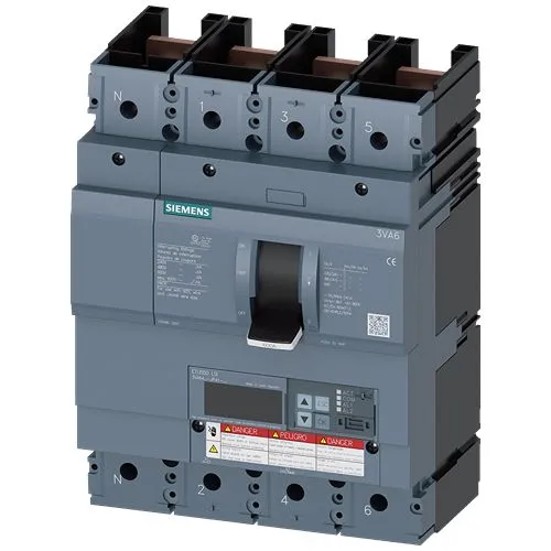 Interruttore magnetotermico scatolato 3VA6440-7JP41-2AA0, 4, 400A, potere di interruzione 100 kA, Fissa
