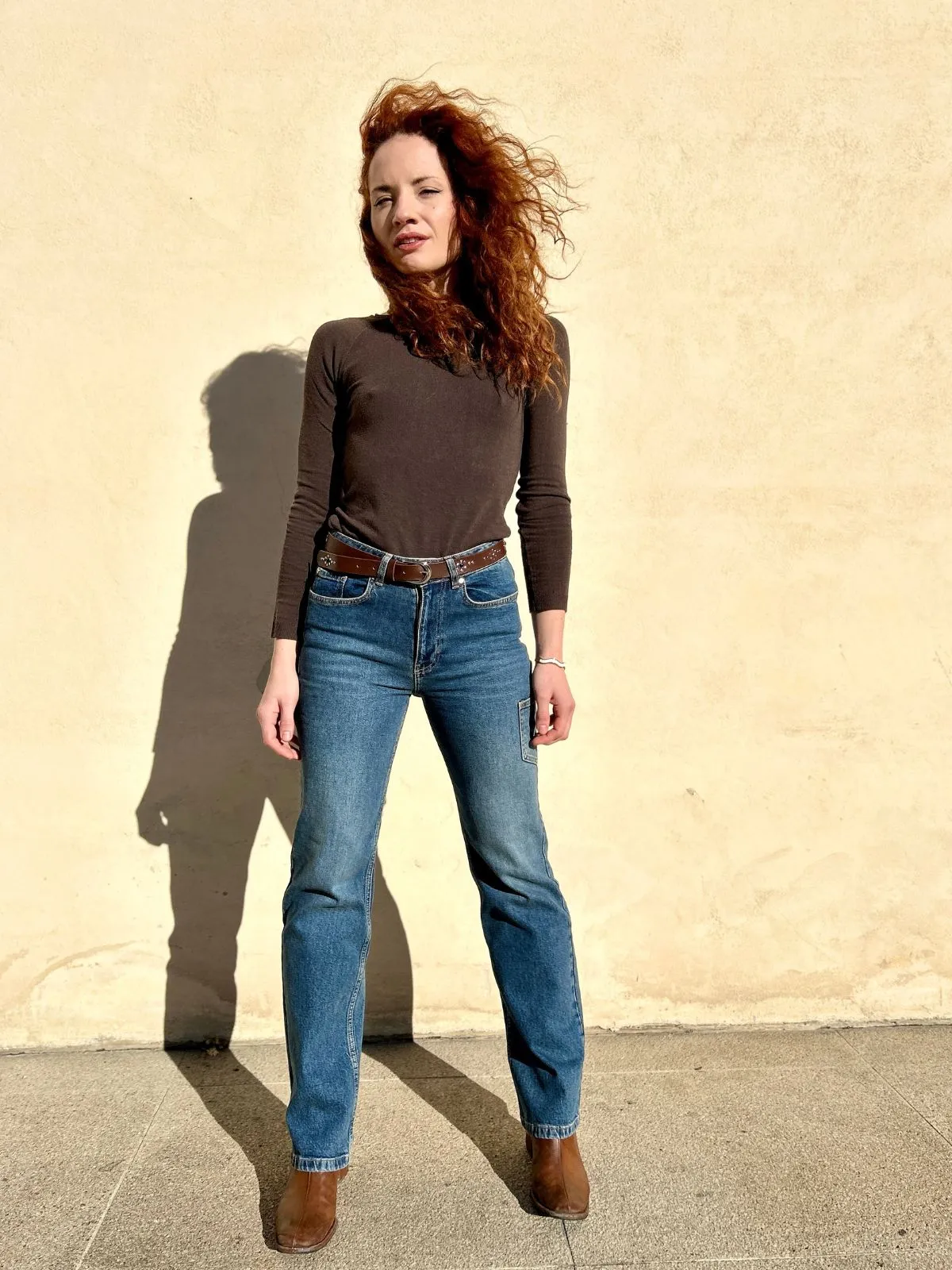 Jeans con dettagli work