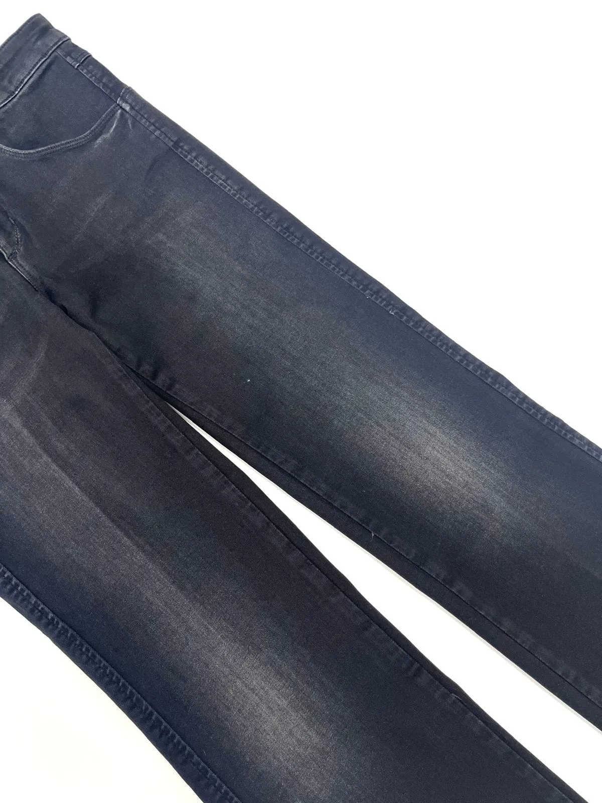 JEANS IN DENIM NERO DI COTONE