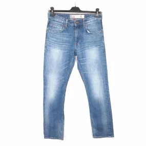 Jeans uomo ENGELBERT STRAUSS taglia 46 (W31 L30) regular fit blu gamba dritta