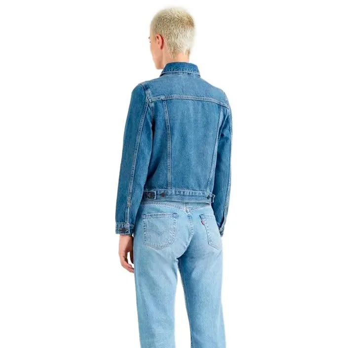 Levi's giubbino in jeans azzurro   