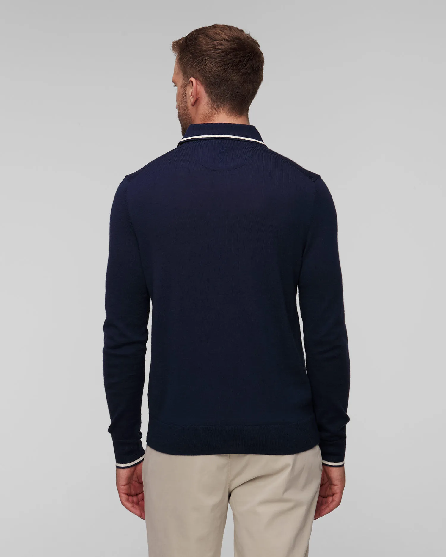 Maglione blu scuro con lana da uomo Ralph Lauren RLX Golf 785A54524-410