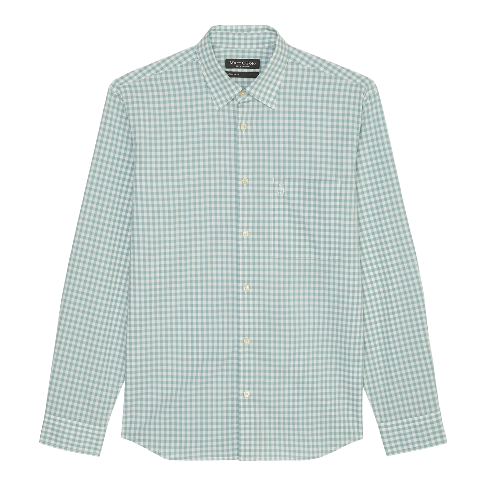  MARC O'POLO   Camicia collo classico in cotone bio | Blu