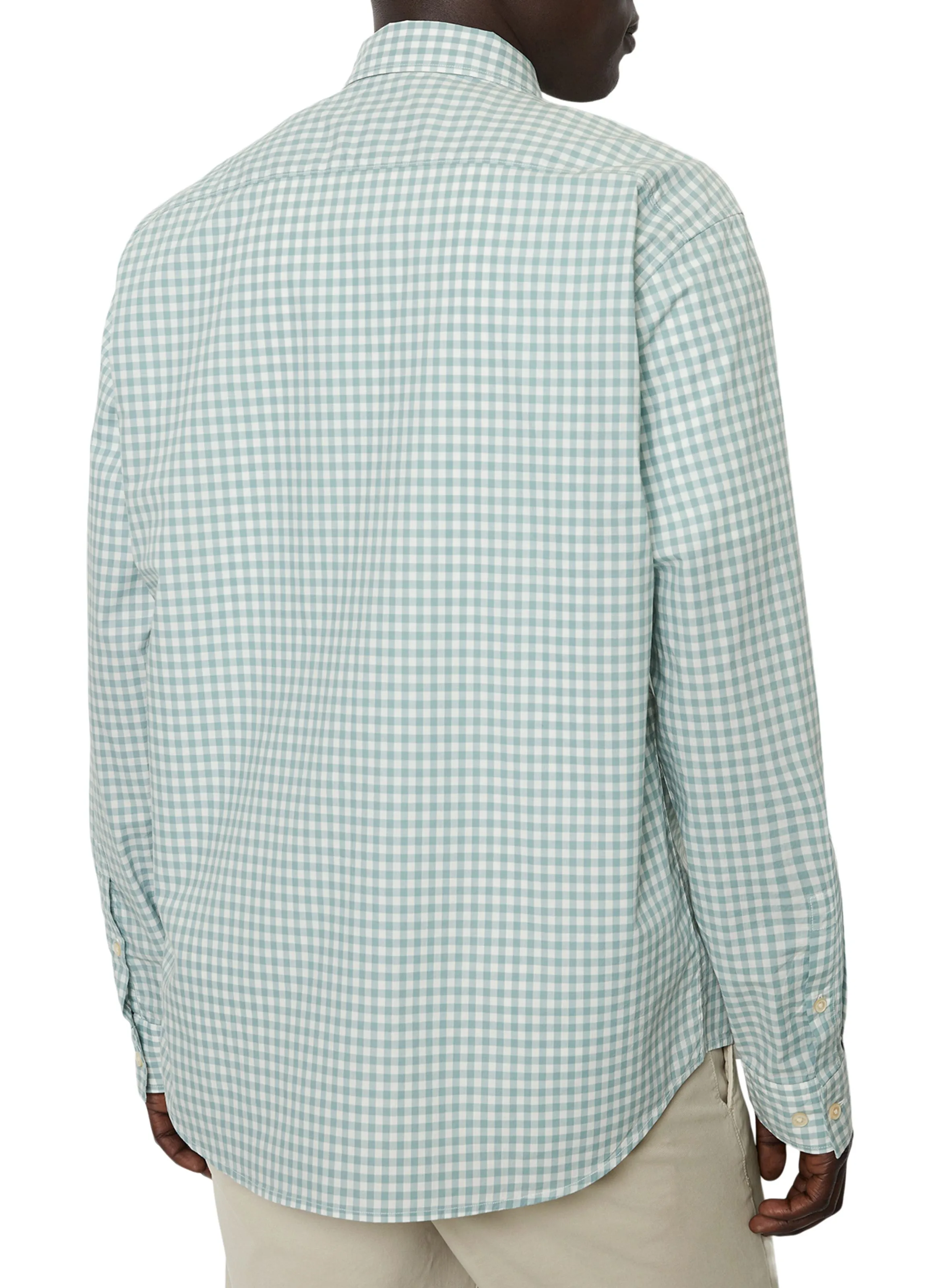  MARC O'POLO   Camicia collo classico in cotone bio | Blu