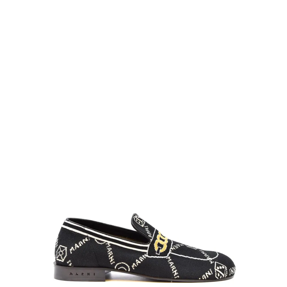 Mocassini Marni nero MOMR003802