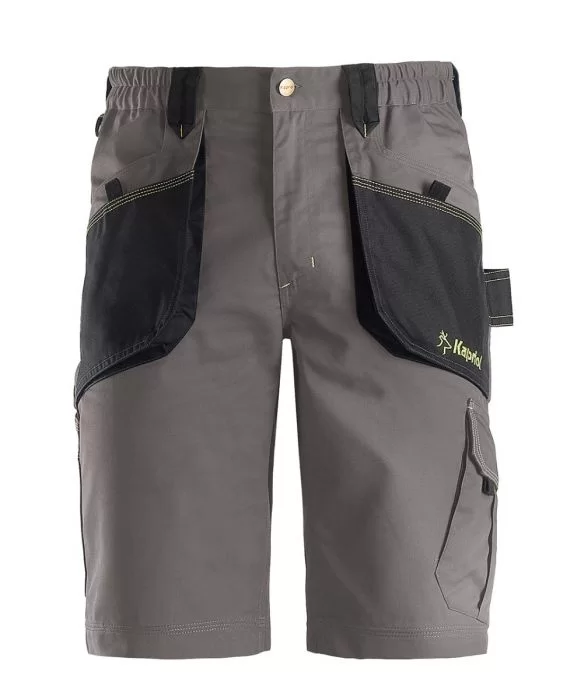 PANTALONE CORTO SLICK GRIGIO (tutto per l'edilizia firmato Kapriol)