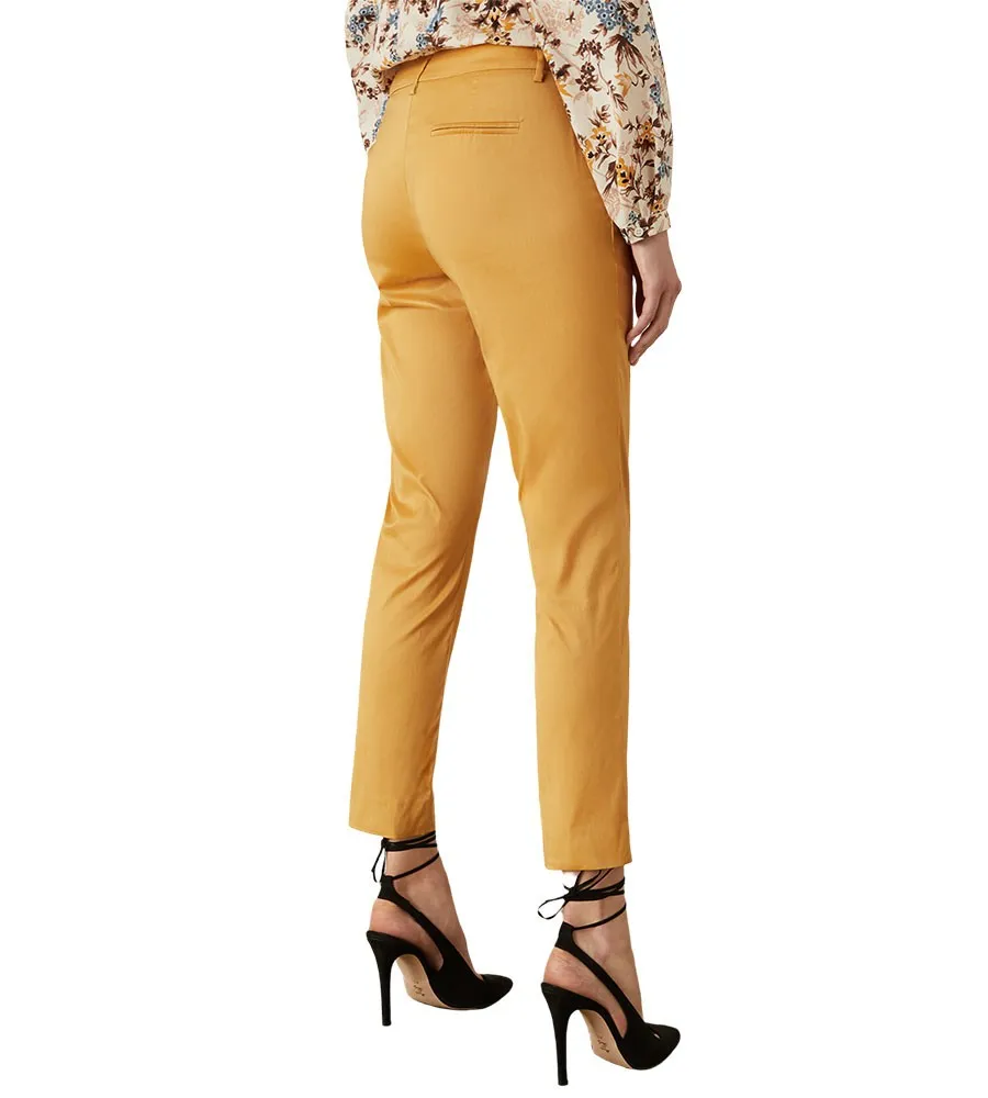 Pantaloni slim in popeline Donna Emme Marella