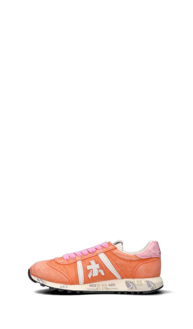 PREMIATA Sneaker donna salmone/rosa in pelle