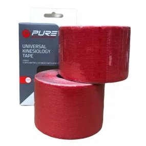 Pure 2Improve KINESIOLOGY TAPE 5x5 cm red (2 rolls)