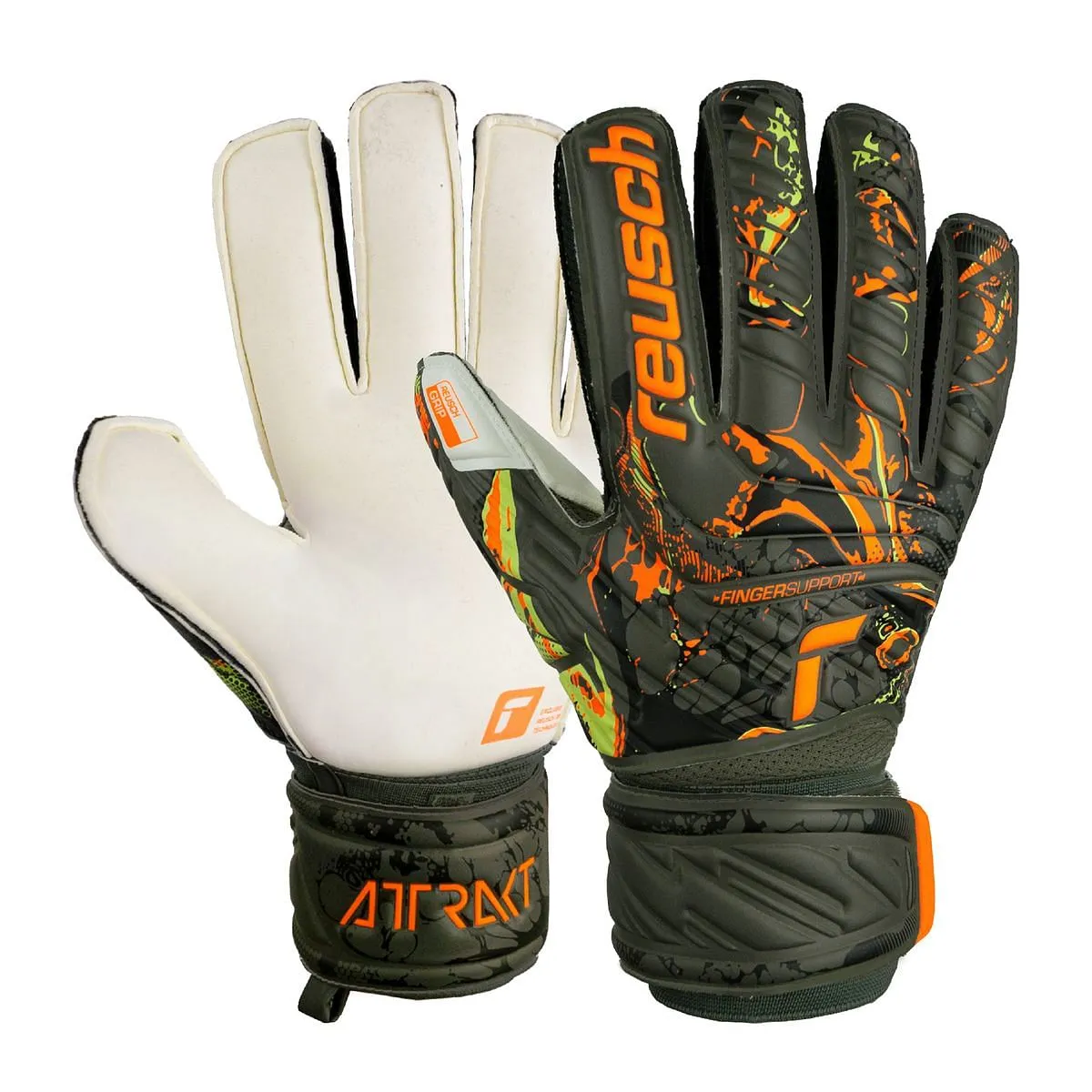      REUSCH GUANTI PORTIERE ATTRAKT GRIP FINGER SUPPORT  