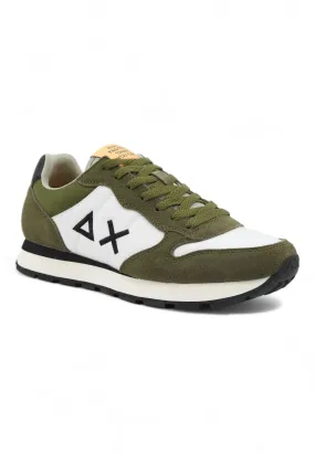 SUN68 Tom Color Sneaker Uomo Militare Verde Z34106