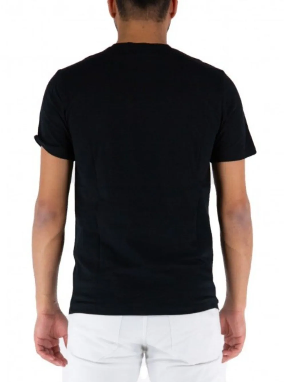 T-shirt LIU JO Uomo M000P204 SHORTLOGO Nero