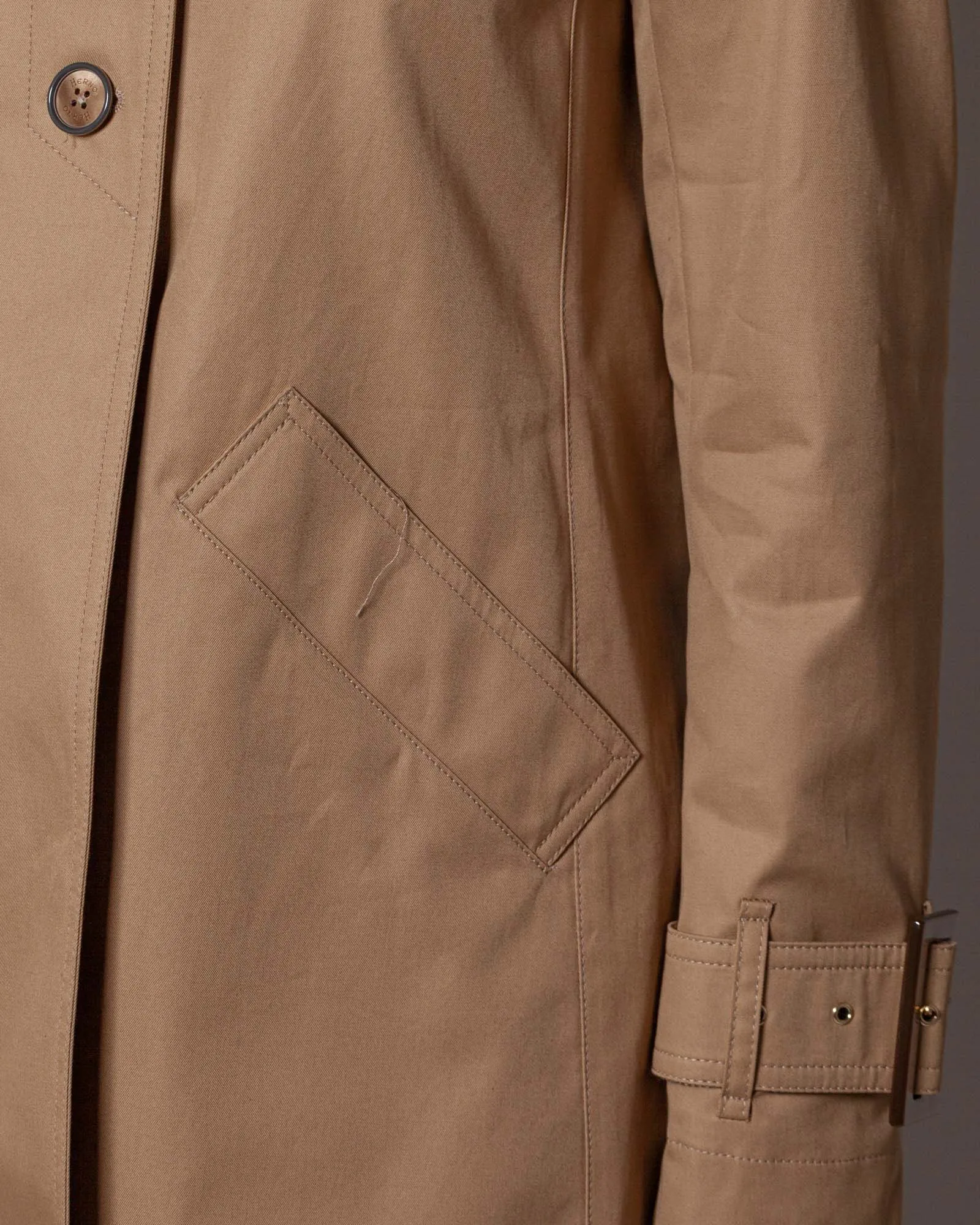 Trench in cotone