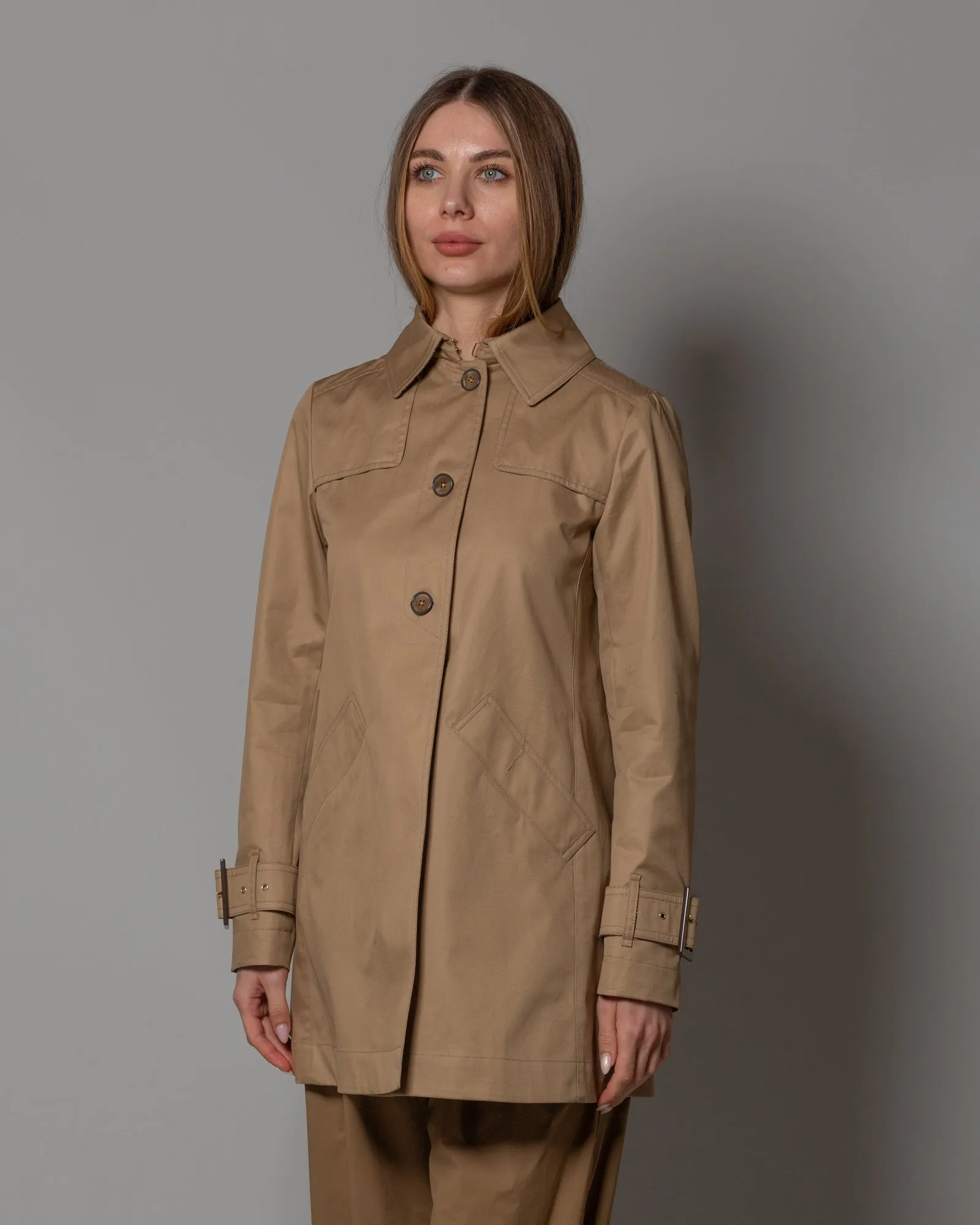 Trench in cotone