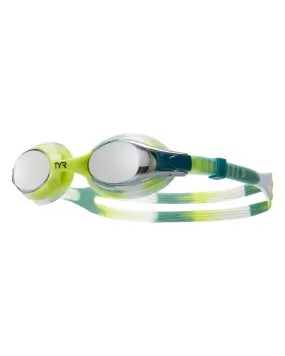 TYR Swimple Tie-Dye Mirrored Googles Occhialini Nuoto Bambino