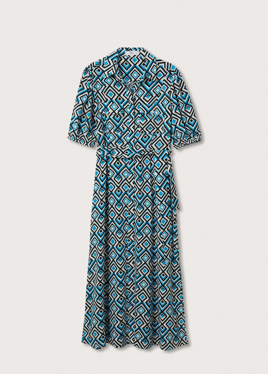 Vestito tipo camicione stampato